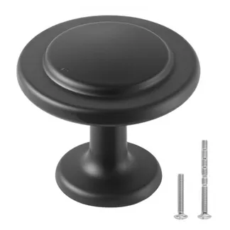 VEVOR Möbelknöpfe, 30er-Pack, 31 mm, Schrankknöpfe aus schwarzer Zinklegierung, massive Küchenknöpfe, Schubladenknöpfe, Knauf mit Schrauben für Badezimmer, Schränke, Schubladen, Küche VEVOR Möbelknöpfe, 30er-Pack, 31 mm, Schrankknöpfe aus schwarzer Zinklegierung, massive Küchenknöpfe, Schubladenknöpfe, Knauf mit Schrauben für Badezimmer, Schränke, Schubladen, Küche