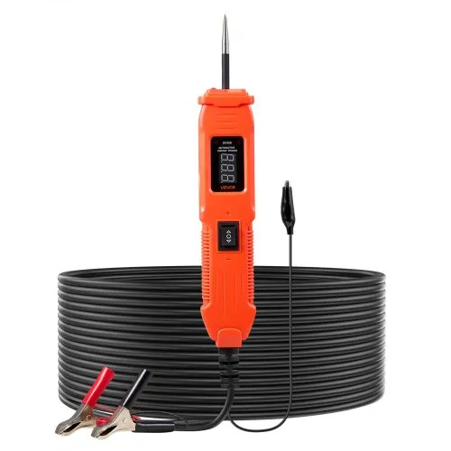 VEVOR Kfz Stromkreistester Elektroprüfer mit Stromkreissonde & LED-Bildschirm & Beleuchtung, 6–36 DCV Spannungsprüfer mit 4 m Kabel & ABS-Gehäuse, elektrischer Detektorfinder Stromkreisprüfer VEVOR Kfz Stromkreistester Elektroprüfer mit Stromkreissonde & LED-Bildschirm & Beleuchtung, 6–36 DCV Spannungsprüfer mit 4 m Kabel & ABS-Gehäuse, elektrischer Detektorfinder Stromkreisprüfer