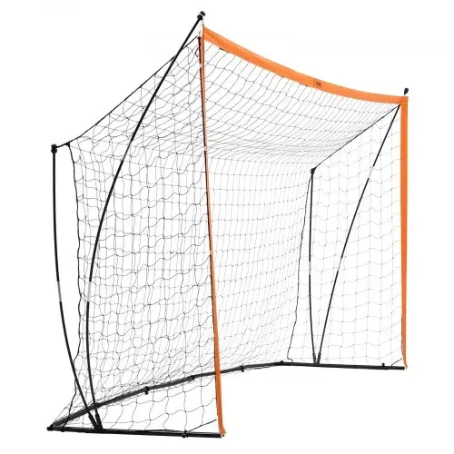 VEVOR Tragbares Fußballtor Soccertor Fußballnetz 3,66 x 1,83 m für den Garten, Übungsfußballnetz Trainingstor-Set mit Stahl-Glasfaserstruktur, Allwetter-Fußballtore mit Tragetasche, Orange – Bild 10