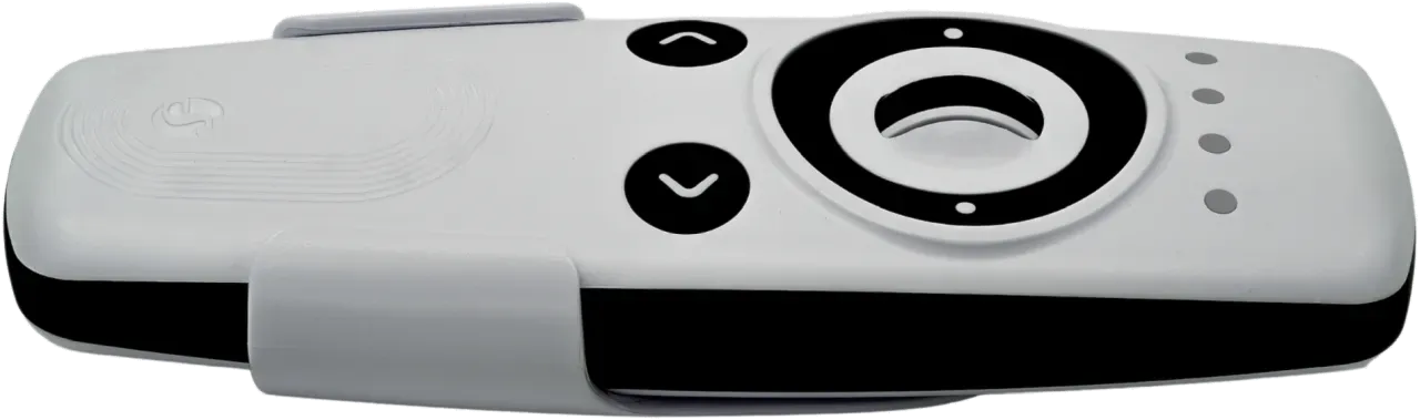 Shelly · Plug & Play · "Blu Remote Control ZB white" · Fernbedienung inkl. Halterung · BT · Zigbee · 4 Kanäle · Gestensteuerung · Scrollrad · 2x AAA e – Bild 3