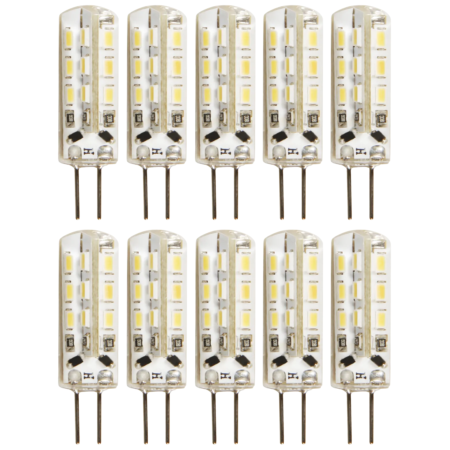 LED-Stiftsockellampe McShine “Silicia“, G4, 1,5W, 120lm, warmweiß, 10er-Pack LED-Stiftsockellampe McShine “Silicia“, G4, 1,5W, 120lm, warmweiß, 10er-Pack