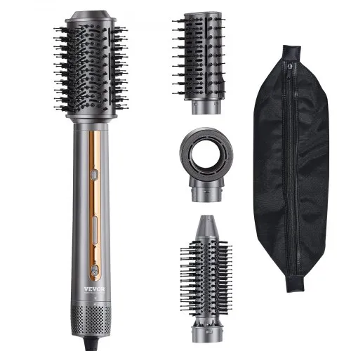 VEVOR 4-in-1-Multi-Haarstyler, 110.000 U/min Hochgeschwindigkeits-Ionen-Airstyler mit 3 Bürsten und 1 Düse, 4 Temperatur- und 3 Geschwindigkeitsstufen, Föhnbürste für Locken, Styling und Volumen VEVOR 4-in-1-Multi-Haarstyler, 110.000 U/min Hochgeschwindigkeits-Ionen-Airstyler mit 3 Bürsten und 1 Düse, 4 Temperatur- und 3 Geschwindigkeitsstufen, Föhnbürste für Locken, Styling und Volumen