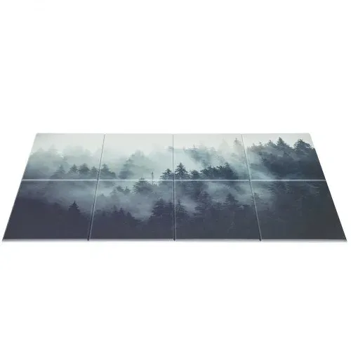 VEVOR 8er-Pack Akustikpaneele, 1200x800x10 mm, Akustik Wandpaneele, selbstklebende, schalldämpfende & absorbierende Platten für Zuhause, Büro, Studio, Spielzimmer, Theater, Wald – Bild 10