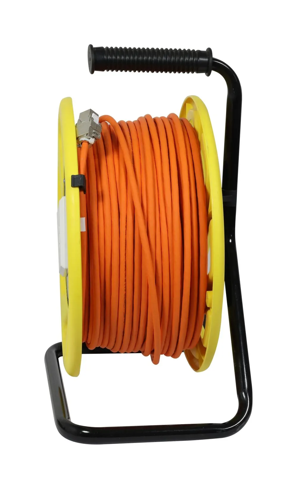 Kabeltrommel, CAT6A, 90m, CAT7A Rohkabel S-STP(S/FTP), mit 2x Buchsen RJ45(CAT6A), LSZH, Synergy 21 – Bild 4