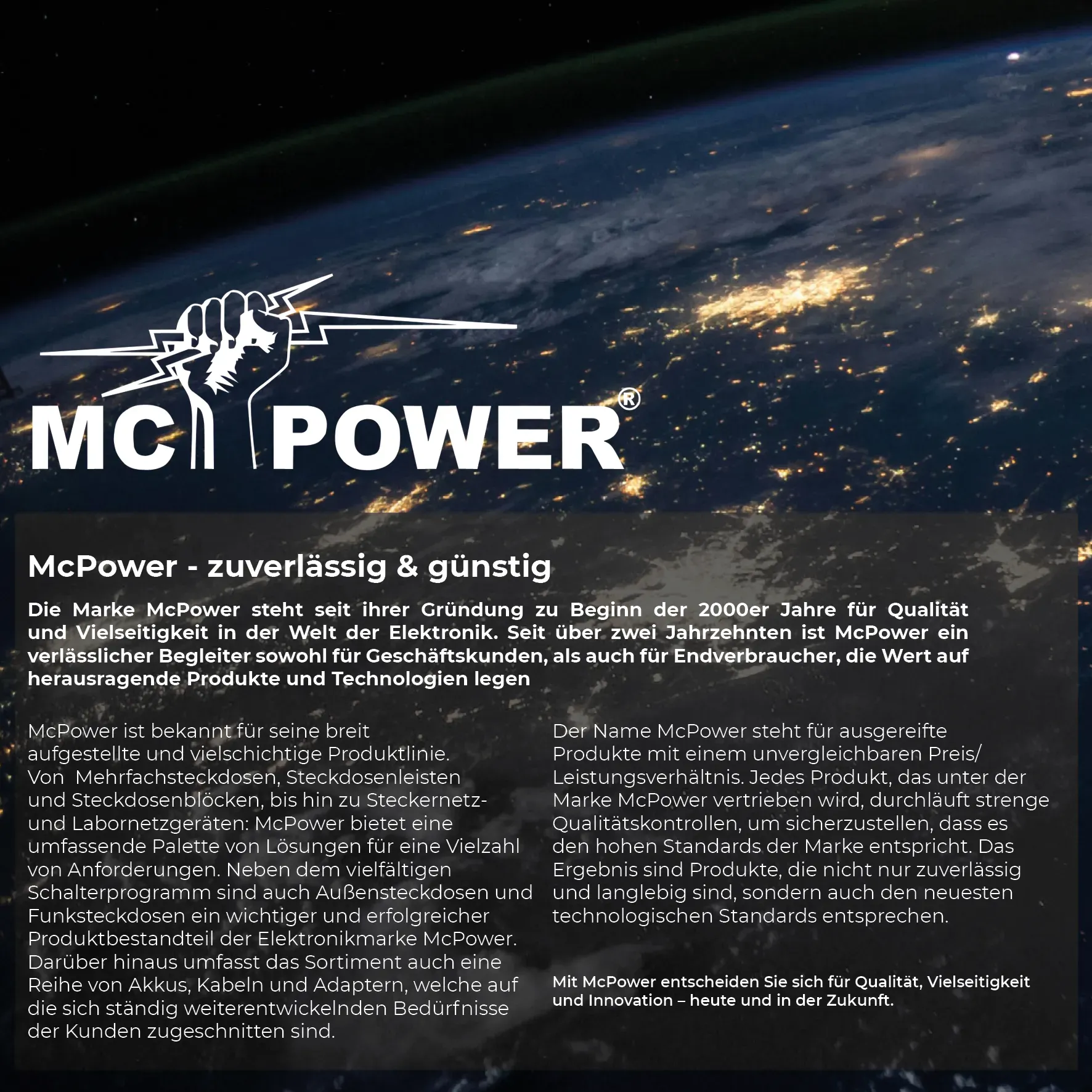 Schutzkontakt-Steckdose McPower ''Flair'' 1x USB-C 18W PD, 1x USB-A, weiß – Bild 5
