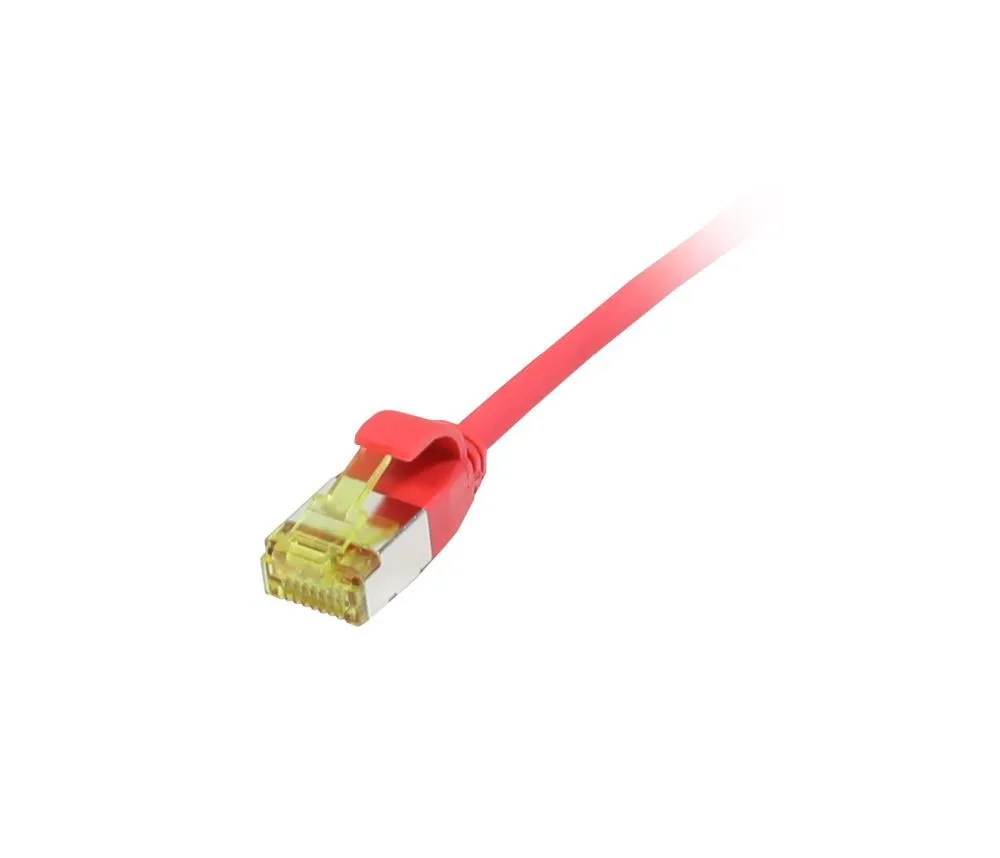 Patchkabel RJ45, CAT6A 500Mhz, 7.5m, rot, U/FTP, slimline rund d=3,8mm, TPE/LSZH(Superflex), AWG32, mit CAT7 Rohkabel, Synergy 21 Patchkabel RJ45, CAT6A 500Mhz, 7.5m, rot, U/FTP, slimline rund d=3,8mm, TPE/LSZH(Superflex), AWG32, mit CAT7 Rohkabel, Synergy 21