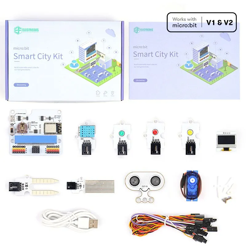 ELECFREAKS micro:bit Smart City Kit (Without micro:bit board) ELECFREAKS micro:bit Smart City Kit (Without micro:bit board)