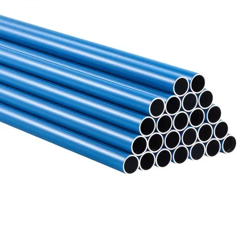VEVOR Druckluftschlauch-Satz 24 Stk. Druckluftrohre 27,6m x 17,3mm Innen, Kompressorschlauch für Werkstatt Garage & Fabirk, Rohrsatz aus Aluminium, Max. 2 MPa Betriebsdruck, inkl. Zubehör-Set, Blau – Bild 9