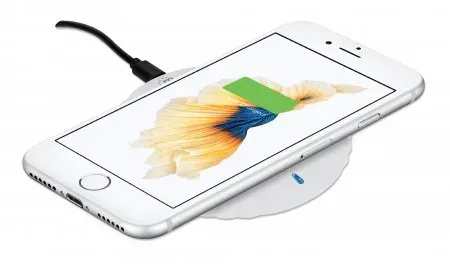 Manhattan Kabelloses Induktionsladegerät 5 W, Qi™-zertifizierter Wireless Charger, sichere Ladung mit 5 W (5 V/1 A), rundes Ladepad, weiß – Bild 6