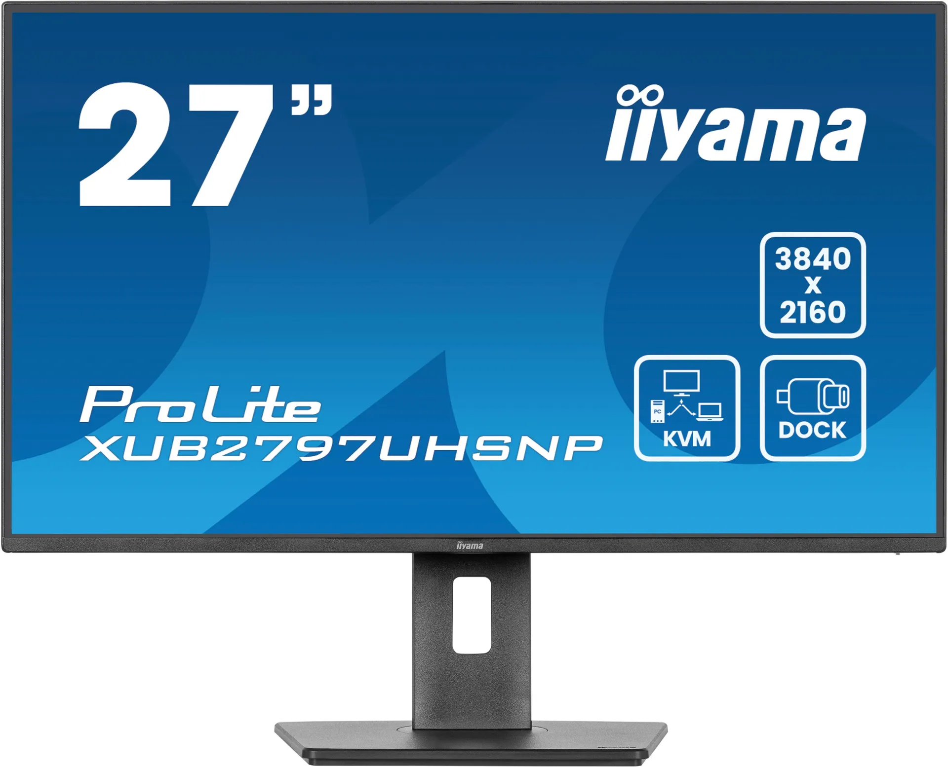 iiyama ProLite Ein 27″ (68.5 cm) Monitor mit 4K-Auflösung, IPS-Panel-Technologie, USB-C-Dock, KVM-Switch, RJ45 (LAN) und 96W PD iiyama ProLite Ein 27″ (68.5 cm) Monitor mit 4K-Auflösung, IPS-Panel-Technologie, USB-C-Dock, KVM-Switch, RJ45 (LAN) und 96W PD