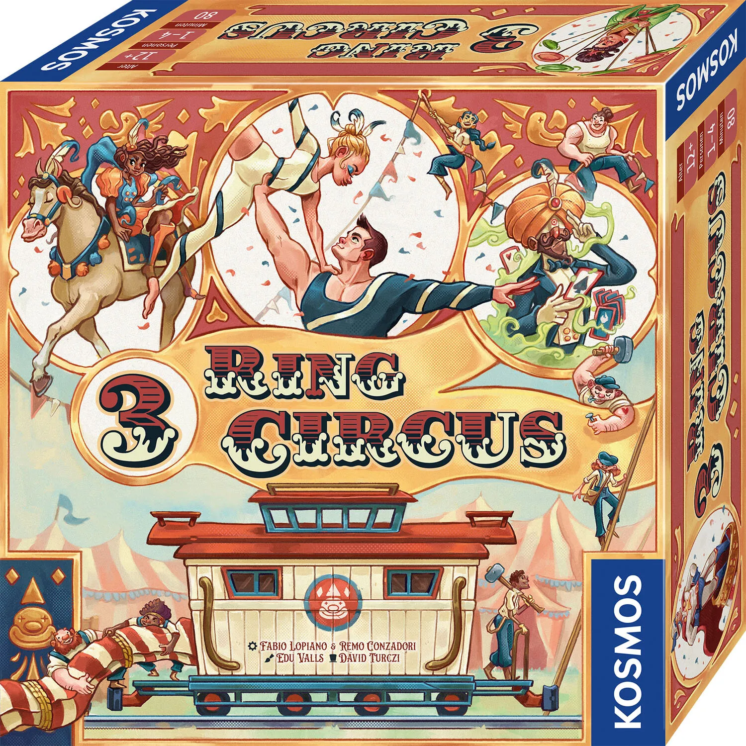 Kosmos 3 Ring Circus 80 min Brettspiel Strategie Kosmos 3 Ring Circus 80 min Brettspiel Strategie