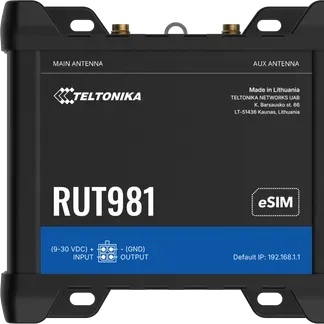 Teltonika · Router · RUT981 · GLOBAL 4G Router Teltonika · Router · RUT981 · GLOBAL 4G Router