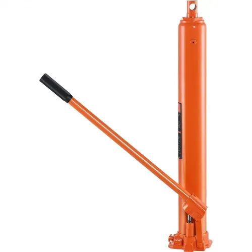 VEVOR Hydraulischer Langer Ram-Wagenheber, 4 t Motorhebezylinder mit Einzelkolbenpumpe & Flacher Basis, Hydraulischer Auto-Flaschenheber für Motorhebebühnen, Garagen-/Ladenkrane, Bauernhof usw – Bild 10
