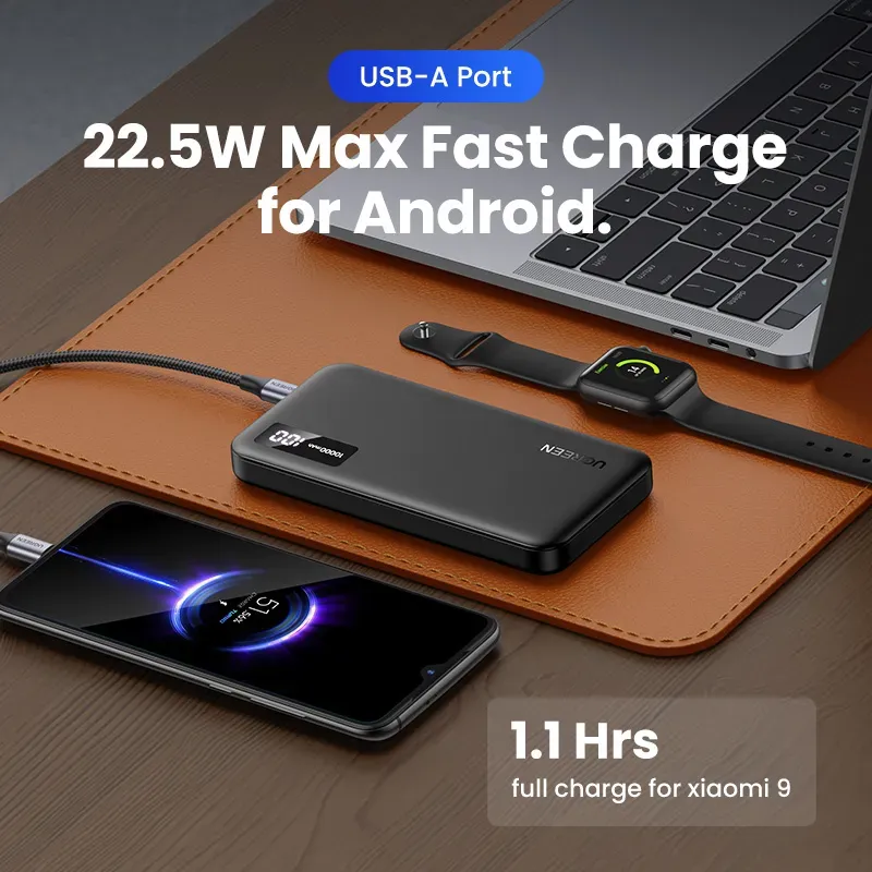 Ugreen 25742 Powerbank Lithium-Ion (Li-Ion) 10000 mAh Schwarz – Bild 3