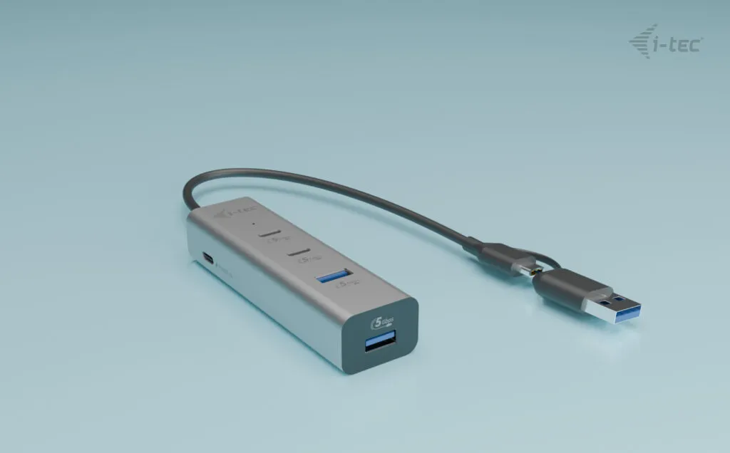 i-tec Metal Universal Charging HUB 2xUSB-C + 2x USB-A Port + Power Delivery 85W – Bild 2