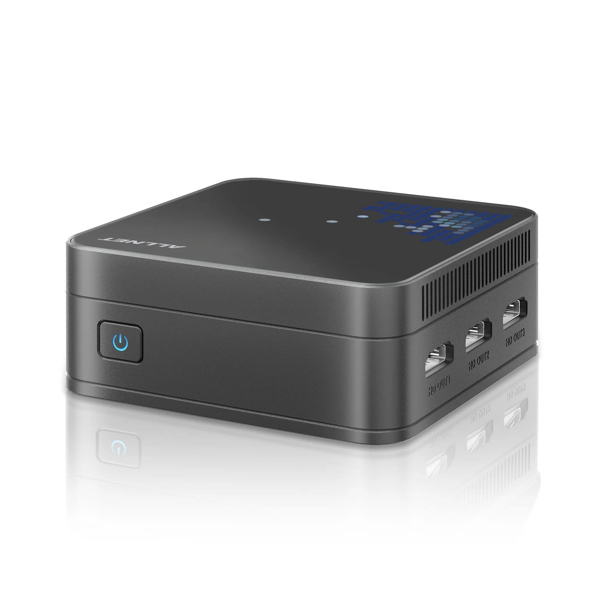 ALLNET Mini PC Tiny-N100, Windows 11 Pro, 12GB Ram, 512GB SSD, Wifi 6, 3x USB 3.1, 3xHD out – Bild 4