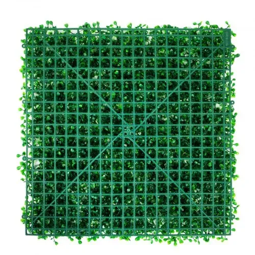 VEVOR Künstliche Pflanzenwand 48 Stk. 10 x 10 Zoll, Sichtschutz Hecke Künstlich Grün, Künstliche Buchsbaumplatte PE, Sichtschutz Kunstpflanzen 25 x 25 cm Sichtschutzhecke Wanddekoration Pflanzenwand – Bild 9