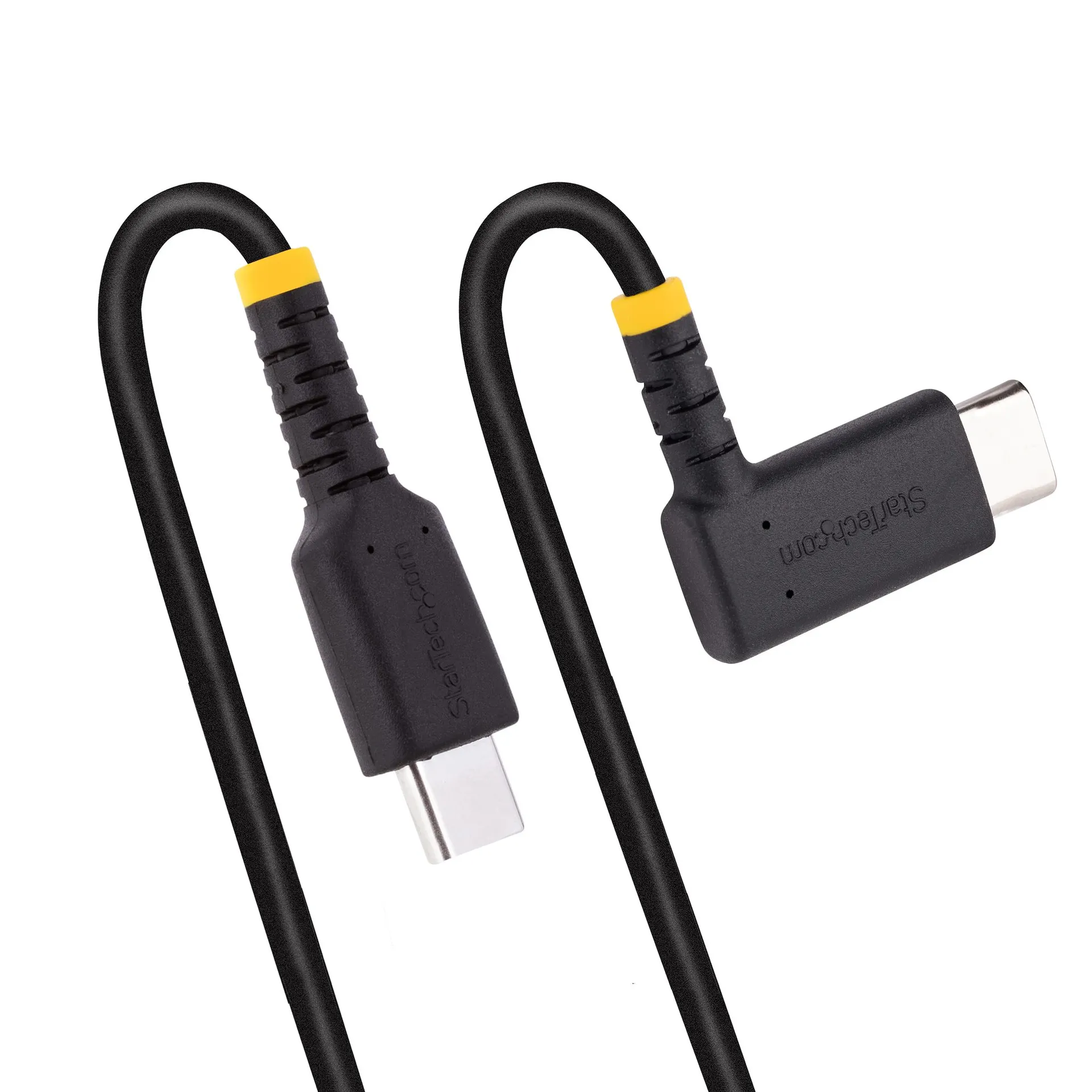 StarTech.com 30cm USB-C-Schnellladekabel, Laden und Synchronisieren, 3A, USB 2.0, TPE-Mantel mit Aramidfaser - Robustes USB C Spiral Ladekabel – Bild 6