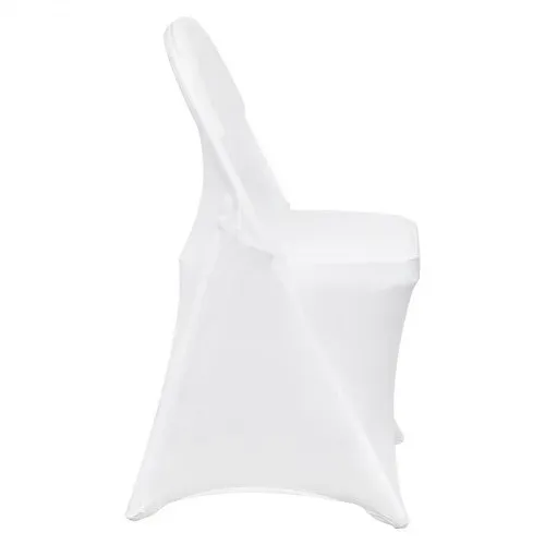 VEVOR Stuhlhussen aus Elastischem Spandex für Klappstühle, Universell Passender Stuhlbezug, Abnehmbare & Waschbare Schonbezüge, für Hochzeiten, Partys, Feiern, Essen (30 Stück, Weiß) – Bild 10