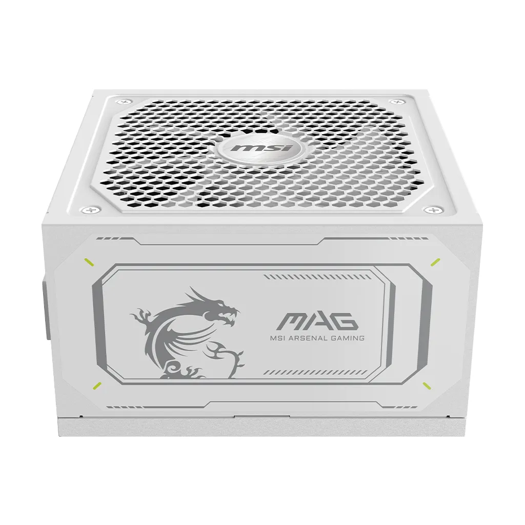 MSI MAG A1000GL PCIE5 WHITE Netzteil 1000 W 24-pin ATX ATX Weiß – Bild 2