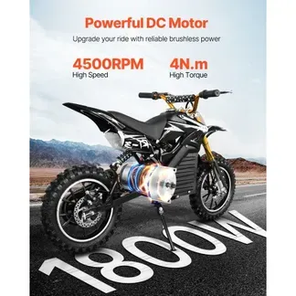 VEVOR 1800 W elektrischer bürstenloser Gleichstrommotor-Bausatz – 48 V 4500 U/min Motor, Elektromotor mit verbessertem Drehzahlregler, Ideal für Go Karts E-Bike Motorrad Roller VEVOR 1800 W elektrischer bürstenloser Gleichstrommotor-Bausatz – 48 V 4500 U/min Motor, Elektromotor mit verbessertem Drehzahlregler, Ideal für Go Karts E-Bike Motorrad Roller