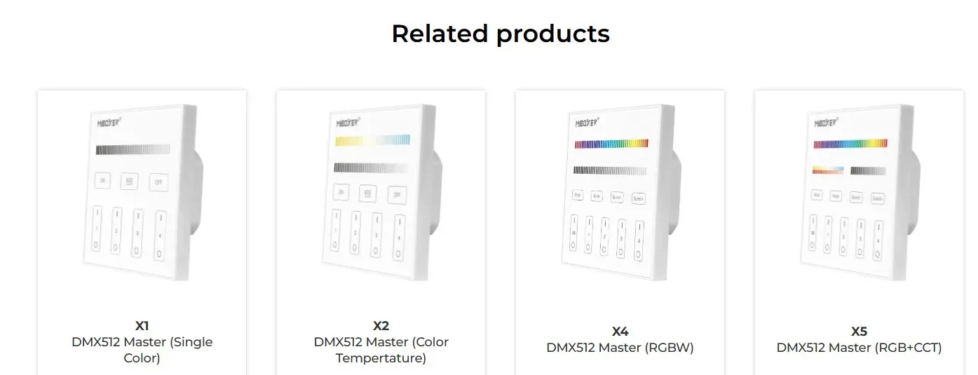 MiBoxer X3 LED DMX 3 in 1 Smart Panel Fernbedienung – Bild 7