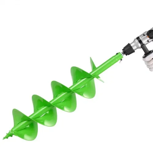 VEVOR Erdbohrer für Bohrmaschine, Ø 20×79 cm Gartenbohrer, kompatibel mit 20-mm-Innendurchmesser-Antriebsbohrern, Pfahlbohrer, Erdlochbohrer, Pfostenlochbohraufsätze für Gartenbaggerzäune VEVOR Erdbohrer für Bohrmaschine, Ø 20×79 cm Gartenbohrer, kompatibel mit 20-mm-Innendurchmesser-Antriebsbohrern, Pfahlbohrer, Erdlochbohrer, Pfostenlochbohraufsätze für Gartenbaggerzäune