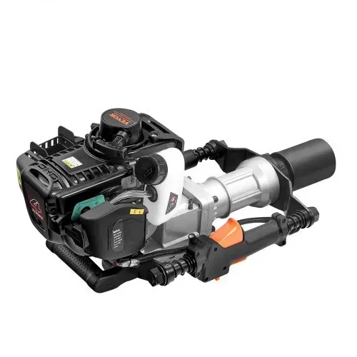 VEVOR 37,77 ccm Benzinbetriebener T-Pfostenrammer, 4-Takt-Zaunpfahlramme mit Benzinmotor, mit 2 Pfosten-Rammköpfen (55/70 mm), tragbarer 1000-W-Pfostenramme für Bauernhöfe, Ranchzäune, Straßenverbesserungen – Bild 10