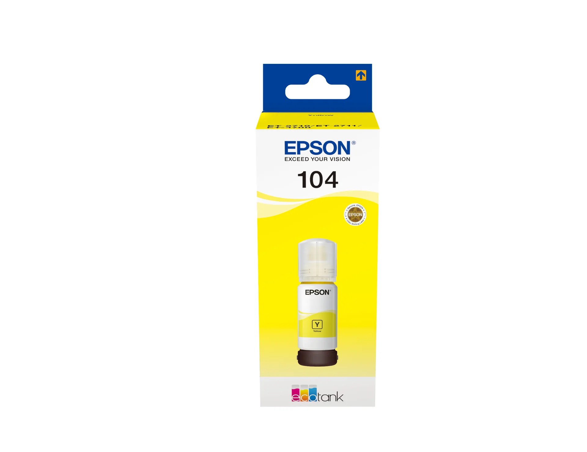Epson 104 EcoTank Yellow ink bottle Epson 104 EcoTank Yellow ink bottle