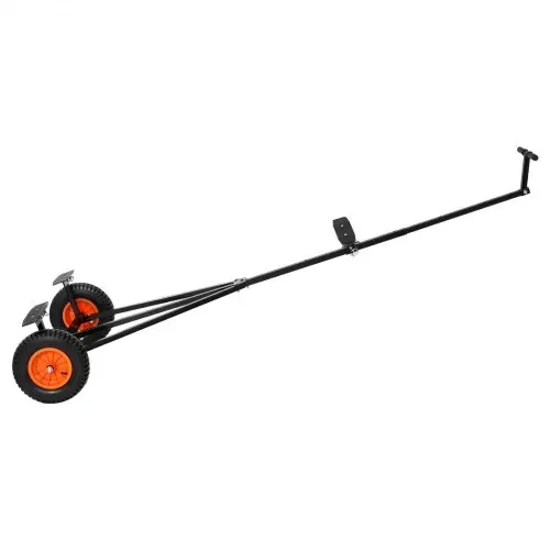 VEVOR Bootsanhänger-Transportwagen, Rangierhilfe Anhänger, 190 kg Stützlast, 40 cm Luftreifen, Karbonstahl, Rutschfeste Halterung, zum Bewegen von Kajaks, Motorbooten und Fischerbooten – Bild 10
