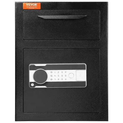 VEVOR 1,7 L Depository Safe, Deposit Safe mit Drop-Slot, elektronischem Codeschloss und 2 Notfallschlüsseln, 45 x 30 x 35 cm, Geschäftssafe für Bargeld, zu Hause, Hotel, Büro – Bild 10