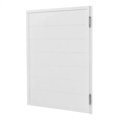 VEVOR Saloontüren, 805x1060x28 cm, einzelne Schwingtüren, quadratisches Design mit Scharnieren & Beschlagsatz, einfach zu installieren, für Flur, Küche, Bar, Cafés, Pub, Eingang, weiß – Bild 10