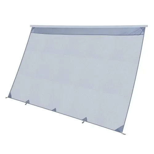 VEVOR Sonnenschutz (2 x 3,3 m) für Markisen (3,5 m), Markisen-Vorderwand aus Polyester-Netzgewebe, Doppelt Genähter & Atmungsaktiver Sichtschutz für Wohnmobil, Camping & Wohnwagen – Bild 8