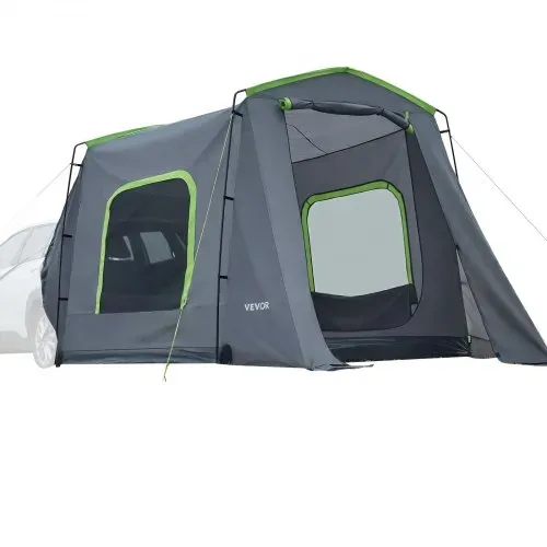 VEVOR Heckklappenzelt Autozelt für 5-9 Personen 323 x 244 x 220 cm, Wasserdichtes (PU3000 mm) Campingzelt mit Belüfteten Türen & Moskitonetzen, SUV-Heckzelt für Camping Wandern Outdoor-Aktivitäten – Bild 9