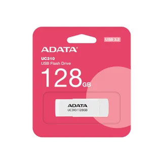 ADATA UC310 USB-Stick 128 GB USB Typ-A 3.2 Gen 1 (3.1 Gen 1) Weiß ADATA UC310 USB-Stick 128 GB USB Typ-A 3.2 Gen 1 (3.1 Gen 1) Weiß