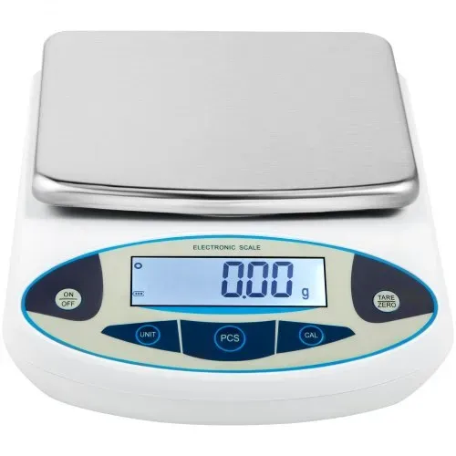 VEVOR Präzisionswaage 5000g 0.01g Hochpräzise Digitale Elektronische Waage Labor-Analysewaagen Laborwaage Schulwaage Schmuckwaage Feinwaage digital Milligramm Waage Digitalwaage Kalibriergewicht – Bild 8