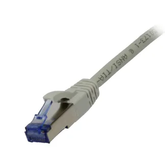 Patchkabel RJ45, CAT6A 500Mhz, 5m, grau, S-STP(S/FTP), Komponent getestet(GHMT certified), AWG26, Synergy 21 Patchkabel RJ45, CAT6A 500Mhz, 5m, grau, S-STP(S/FTP), Komponent getestet(GHMT certified), AWG26, Synergy 21
