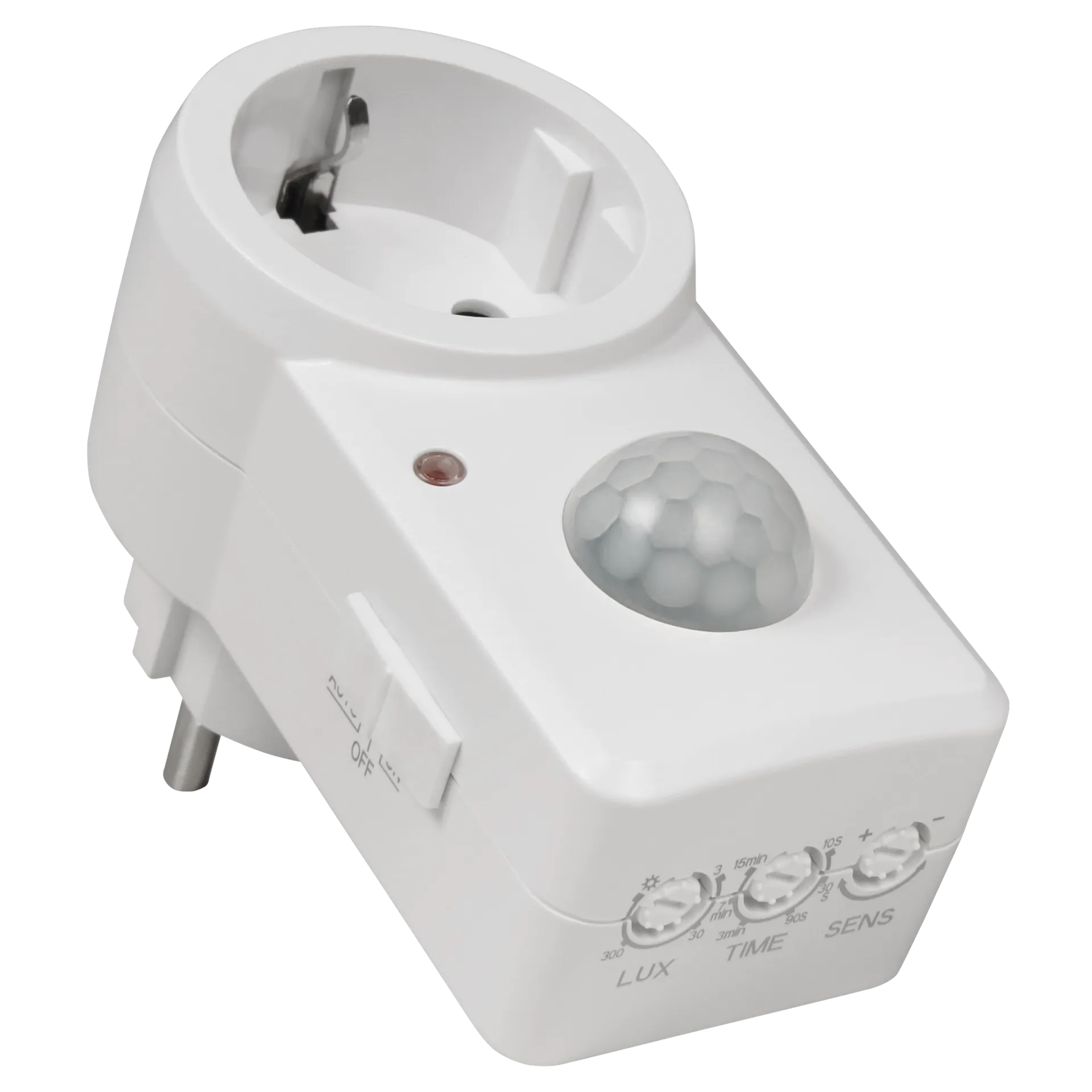 Zwischenstecker McPower, 120° Bewegungsmelder, 1.200W, weiß – Bild 2