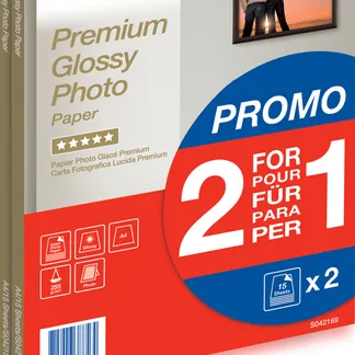 Epson Premium Glossy Photo Paper – A4 – 2x 15 Blätter Epson Premium Glossy Photo Paper – A4 – 2x 15 Blätter