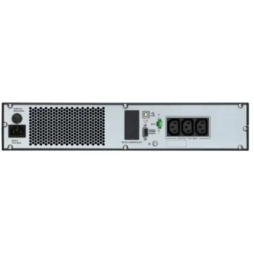 APC Easy UPS On-Line, 1000VA/900W, Rackmontage 2HE, 230V, 3x IEC C13 Ausgänge, Intelligenter Kartensteckplatz, LCD, mit Rackmontagekit – Bild 2