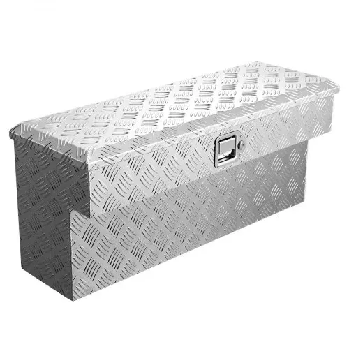 VEVOR Werkzeugkasten für Ladefläche, Aluminium-Staukasten mit Profilmuster, Aufbewahrung-Organizer mit Schloss & Schlüssel, ideal für Lkw, Pickup, Wohnmobil, Anhänger, 864x305x390 mm – Bild 8