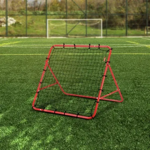 VEVOR Fußball Rebound Netz Tragbares Prellwand Fußball 48 x 48 mm, Rebounder Fußball Eisenrohr & PE-Netz Kinder & Jugendliche Fußballtor Rebounder Kicker für Fußball Training – Bild 7