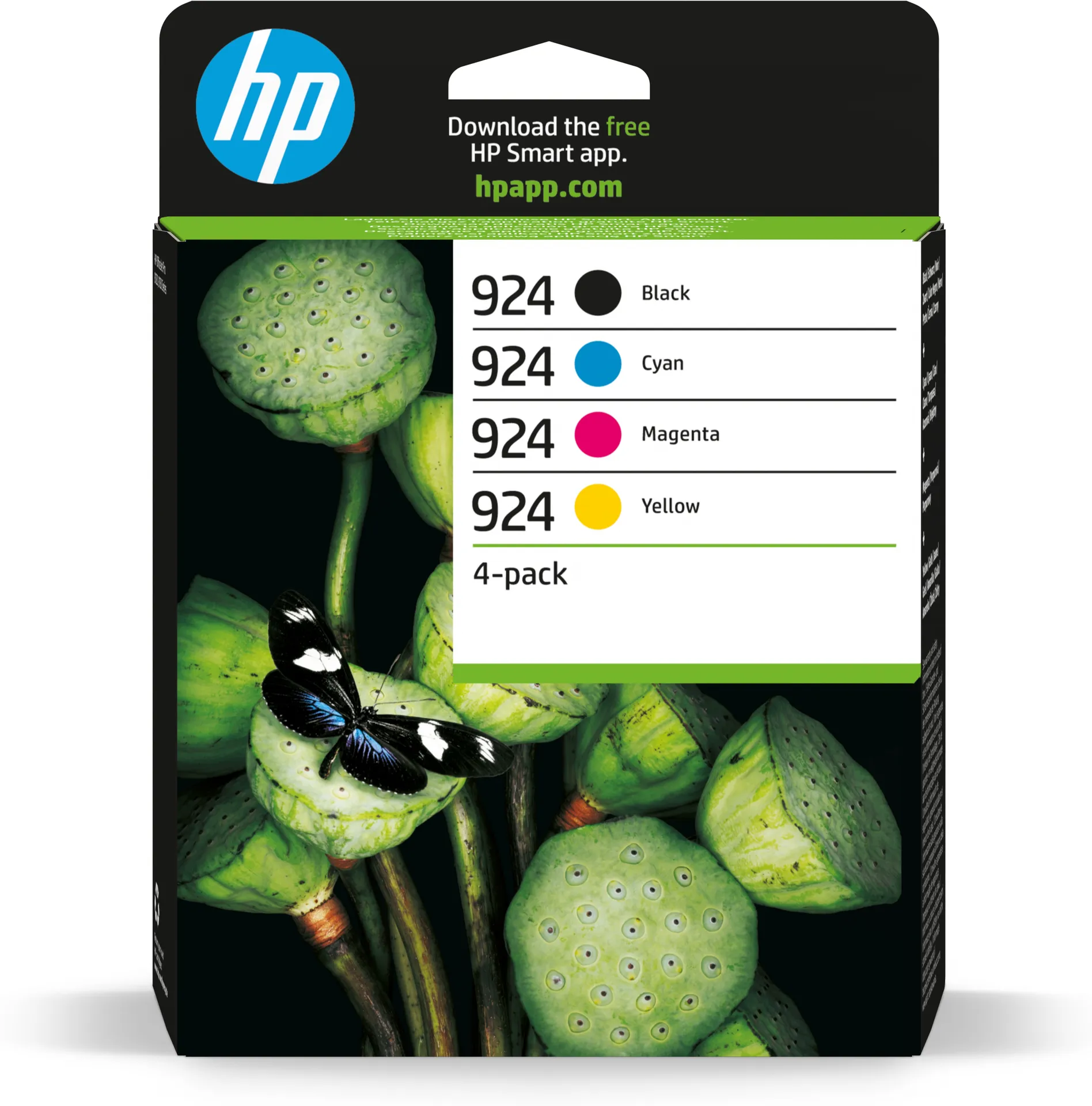 HP 924 4er-Pack CMYK Original Druckerpatrone HP 924 4er-Pack CMYK Original Druckerpatrone
