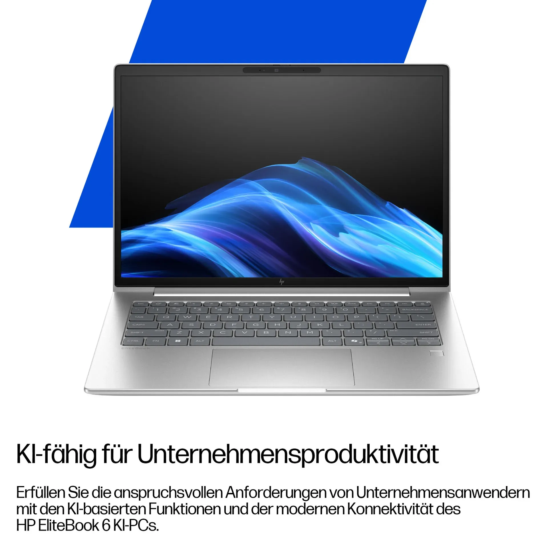 HP EliteBook 6 G1a AI PC AMD Ryzen AI 7 250 Laptop 35,6 cm (14") WUXGA 32 GB DDR5-SDRAM 1 TB SSD Wi-Fi 7 (802.11be) Windows 11 Pro Silber – Bild 5