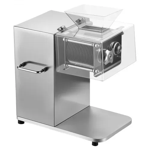 VEVOR Fleischschneidemaschine 850 W, Fleischschneider 5 mm Schnittstärke, Ideal zum Zerkleinern von Fleisch ohne Knochen & Weichem Gemüse, Schneidemaschine für Küche, Restaurant & Supermarkt – Bild 9