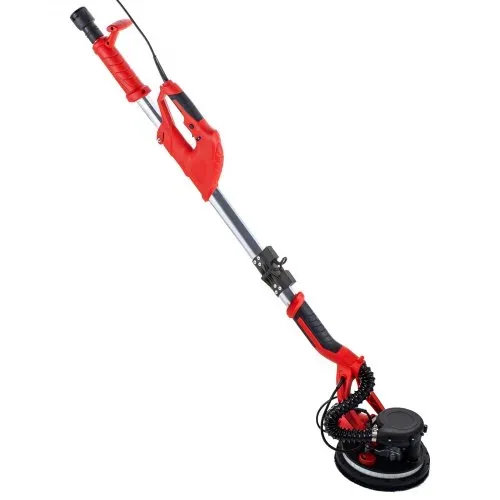 VEVOR Rotationswandschleifgerät 750W, klappbarer Gipskartonschleifer mit Teleskopgriff, variable Drehzahl 800–1750 U/min, Wandschleifer mit LED-Streifenleuchte und Staubbeutel – Bild 9