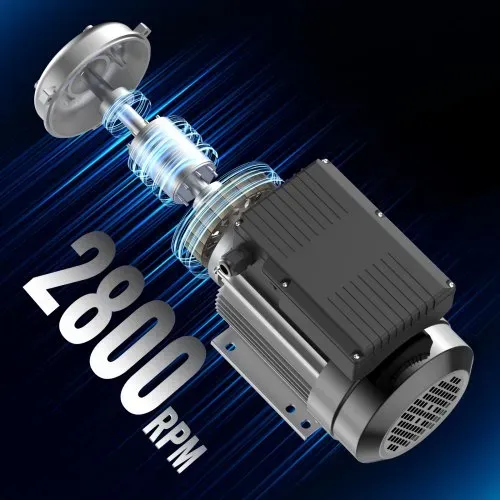 VEVOR 2,2 kW Elektromotor 2800 U/min, Wechselstrom 220–240 V, 13,8 A, 90 l, B3-Rahmen, Luftkompressormotor einphasig, 24 mm Keilwelle, Rechts-/Linkslauf für landwirtschaftliche Maschinen und allgemeine Geräte – Bild 7