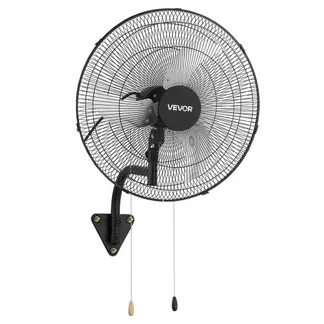 VEVOR 65W Industrieller Wandventilator 57 cm, 6 m/s Oszillierender Wandlüfter mit 3 Stufen & Verstellbarem Neigungswinkel, Gewerblicher Industrieventilator für Werkstatt Garage Lager Gym, Schwarz VEVOR 65W Industrieller Wandventilator 57 cm, 6 m/s Oszillierender Wandlüfter mit 3 Stufen & Verstellbarem Neigungswinkel, Gewerblicher Industrieventilator für Werkstatt Garage Lager Gym, Schwarz