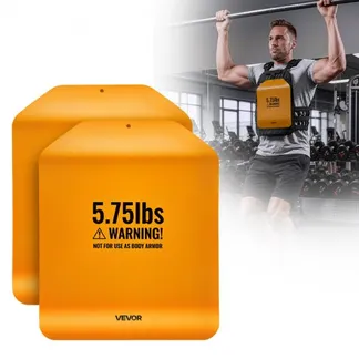 VEVOR Gewichtsplatten für Gewichtswesten 5,2 kg Set (2 x 2,6 kg), Gebogene Gewichtswestenplatten für WODs & Funktionelles Training, Ergonomisches Zusatzgewicht für Krafttraining, Laufen und Fitness VEVOR Gewichtsplatten für Gewichtswesten 5,2 kg Set (2 x 2,6 kg), Gebogene Gewichtswestenplatten für WODs & Funktionelles Training, Ergonomisches Zusatzgewicht für Krafttraining, Laufen und Fitness