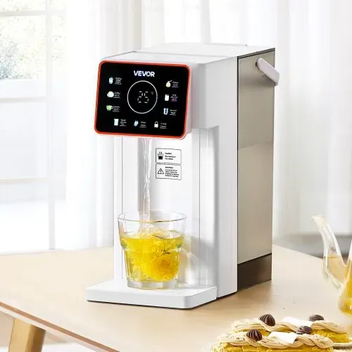 VEVOR Instant-Heißwasserspender, kochend heißer Wasserspender mit 6 einstellbaren Temperaturen & 8 Wassermengen & 3 L abnehmbarem Wassertank, schnelles Aufheizen mit Touchscreen und Kindersicherung – Bild 7